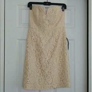 J Crew lace sweetheart neckline dress
